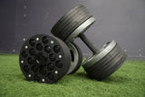 Barbell 1 Infinity Series Microloadable Adjustable Dumbbells: Adjust in 0.7 lb increments 12-53 lbs