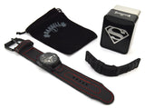 SUPERMAN - Barbell 1 Big Weight Belt Style Leather Wrist Watches
