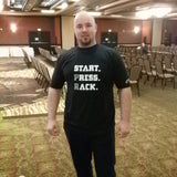 Bench Press Commander Black START PRESS RACK PR T-Shirt